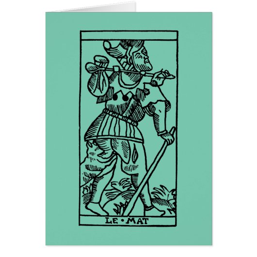 Tarot Card: The Fool (Front)