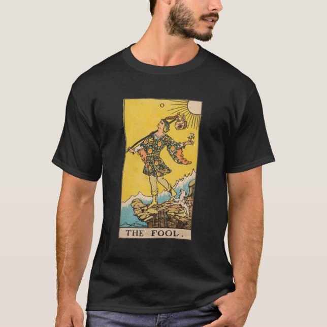 Tarot Card The Fool T-Shirt (Front)