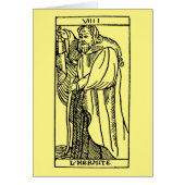 Tarot Card: The Hermit (Front)