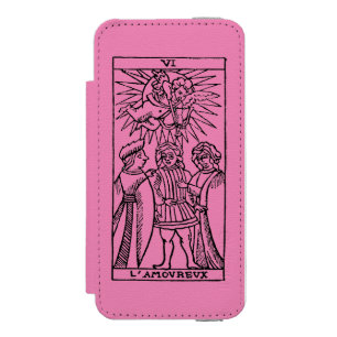 Tarot Card: The Lovers Wallet Case For iPhone SE/5/5s