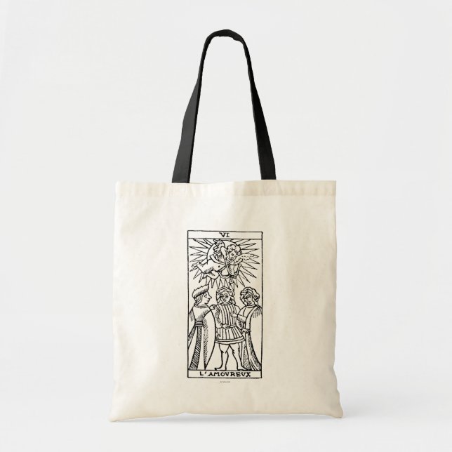 Tarot Card: The Lovers Tote Bag (Front)