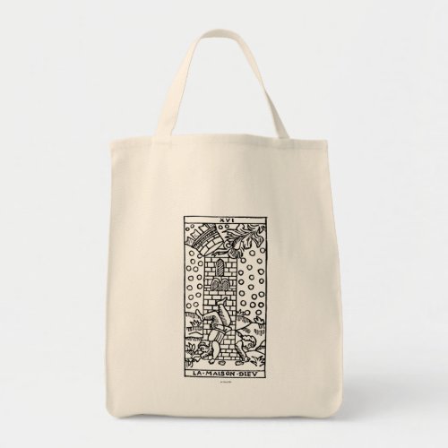 Tarot Card The Madhouse Tote Bag