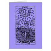 Tarot Card: The Moon (Front)