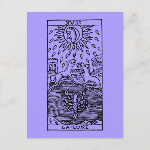Tarot Card: The Moon Postcard