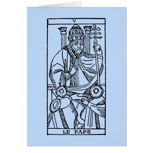 Tarot Card: The Pope (Front)