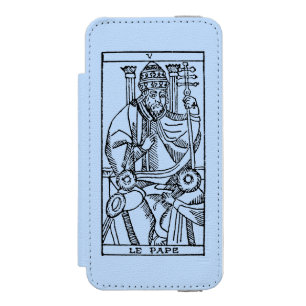 Tarot Card: The Pope Wallet Case For iPhone SE/5/5s