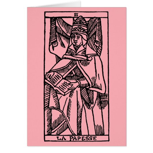 Tarot Card: The Popess (Front)
