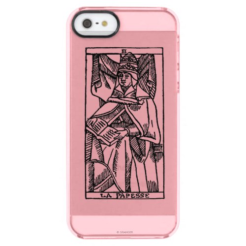 Tarot Card The Popess Clear iPhone SE55s Case