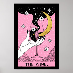 Tarot card the Wine Poster