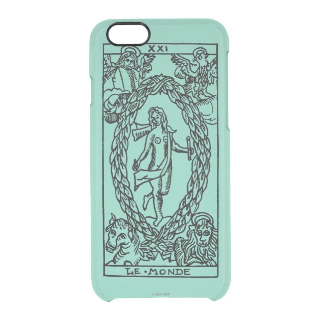 Tarot Card: The World Uncommon iPhone Case (Back)