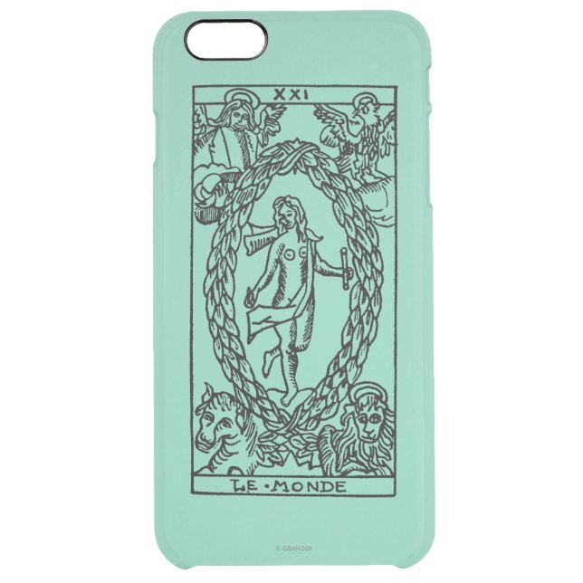 Tarot Card: The World Uncommon iPhone Case (Back)