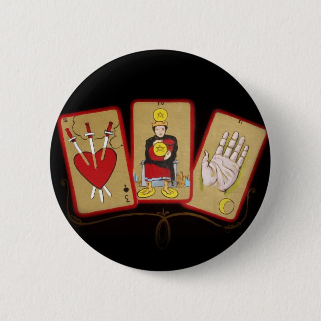 Tarot Cards (1) Button (Front)