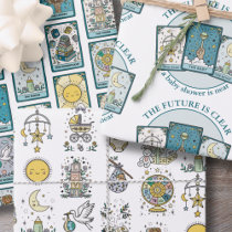 Tarot Cards Baby Shower  Wrapping Paper Sheets