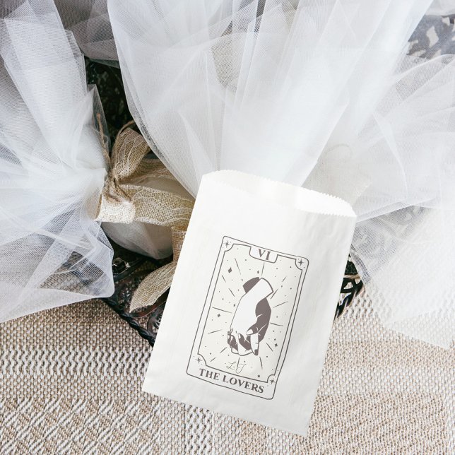Tarot Cards | Bridal Shower | Wedding | Neutrals Favor Bag (Creator Uploaded)