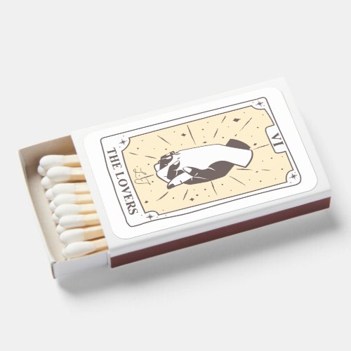 Tarot Cards  Bridal Shower  Wedding  Neutrals Matchboxes