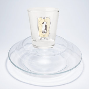 Tarot Cards   Bridal Shower   Wedding   Neutrals Shot Glass