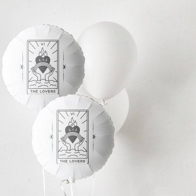 Tarot Cards | Bridal Shower | Wedding | Tarot B+W Balloon (Creator Uploaded)