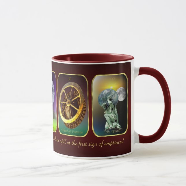 Tarot Cards Humorous Mug (Right)
