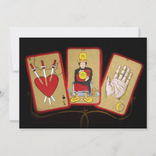 Tarot Cards Invitation Card