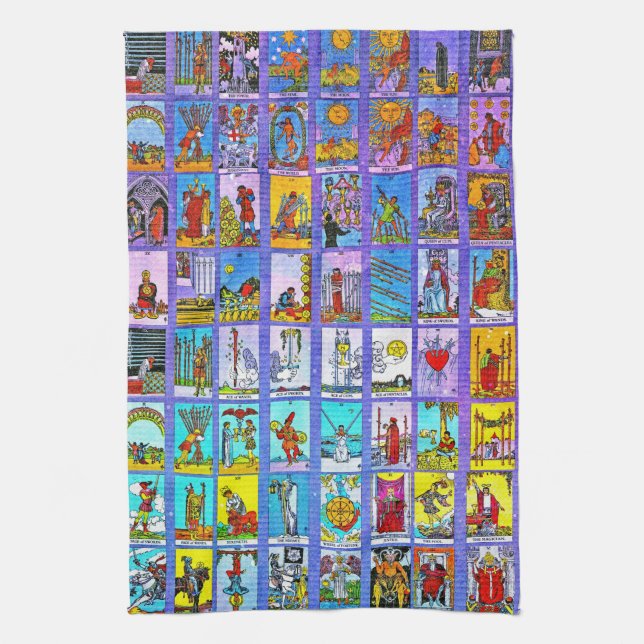 Tarot Cards Kitchen Towel (Vertical)