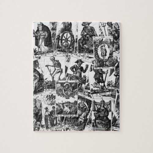 Tarot cards pattern jigsaw puzzle