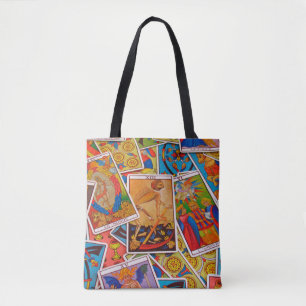 tarot cards tote bag