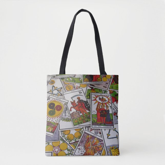 tarot cards tote bag (Front)