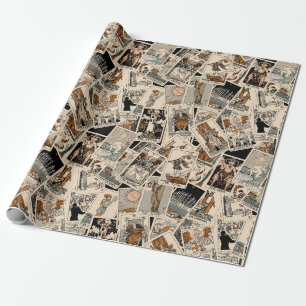 Tarot Cards Wrapping Paper - Vintage Tarot