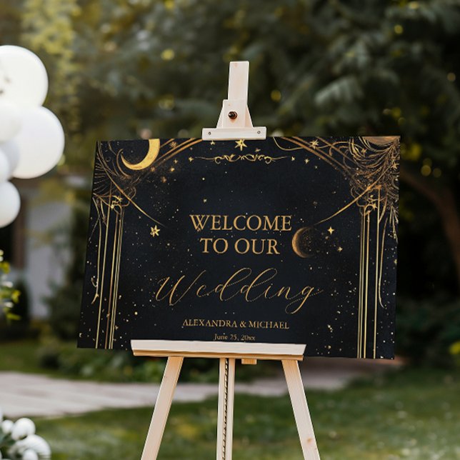 Tarot Celestial Wedding Sun Moon Stars Gold Foam Board (Creator Uploaded)