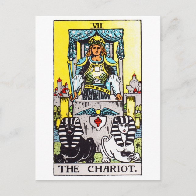 tarot-chariot postcard (Front)