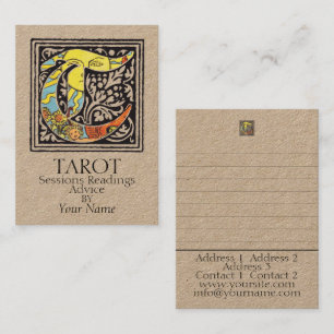 TAROT Coaching, Readings, Advice - Business Card
