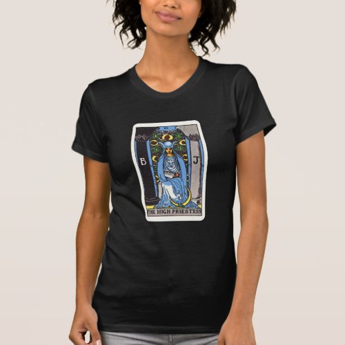 Tarot Die Hohepriesterin The High Priestess T_Shirt