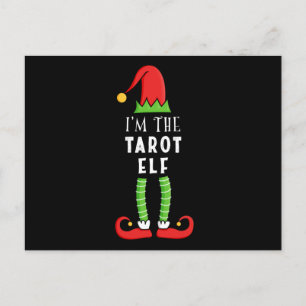Tarot Elf Christmas Matching Family Gift Postcard