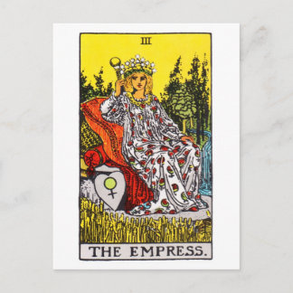 tarot-empress postcard