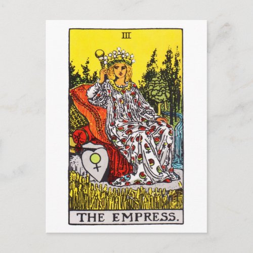 tarot_empress postcard