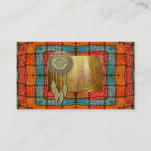 Tarot Feather Gypsy Psychic Astrology Business Business Card