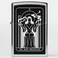 Tarot High Priestess Female Weed Smoking Occult