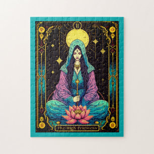 Tarot Illustration, the High Priestess Jigsaw Puzzle