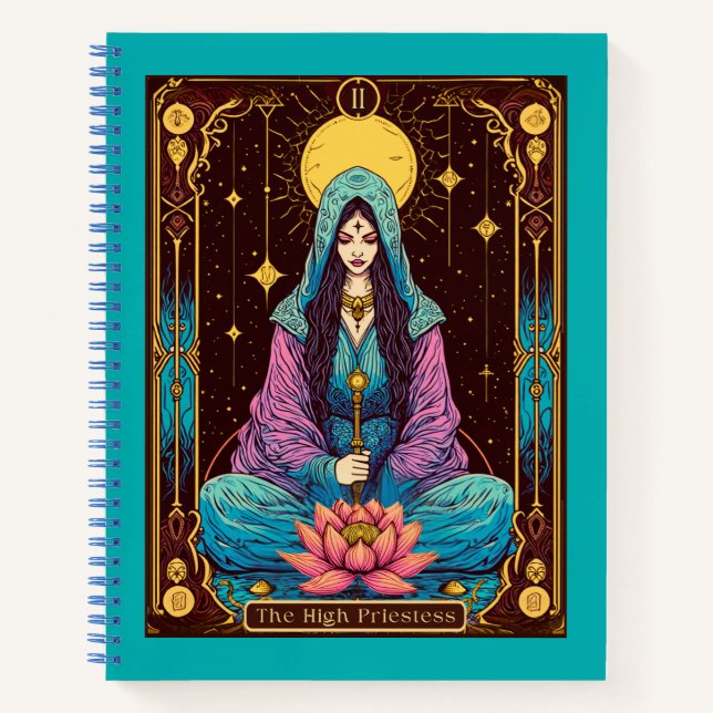 Tarot Illustration, the High Priestess Journal (Front)