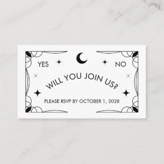 Tarot Inspired RSVP Card