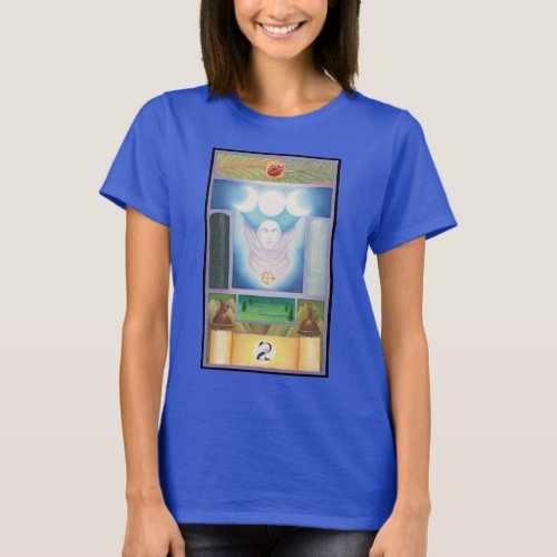 Tarot Key 2 High Priestess Dress T_Shirt