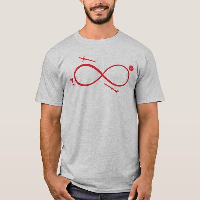 Tarot Lemniscate: The Magician & Elements T-Shirt (Front)
