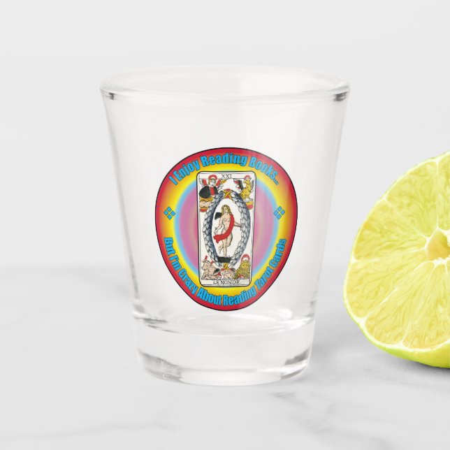 Tarot Lover's Shot Glass (Front)