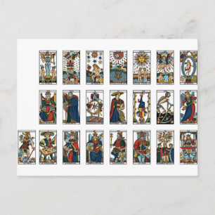Tarot Major Arcana Postcard