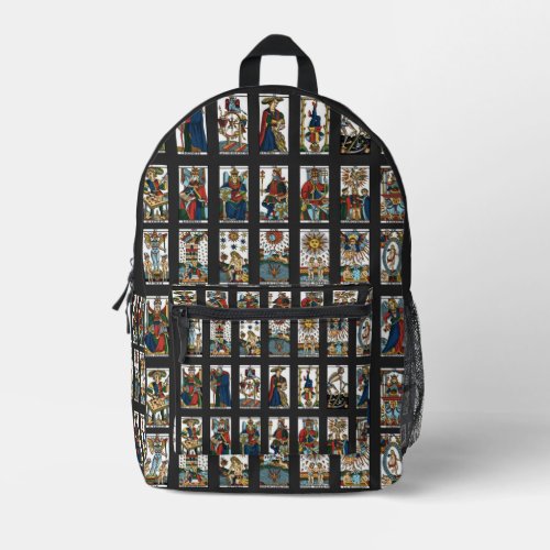 Tarot Major Arcana Printed Backpack