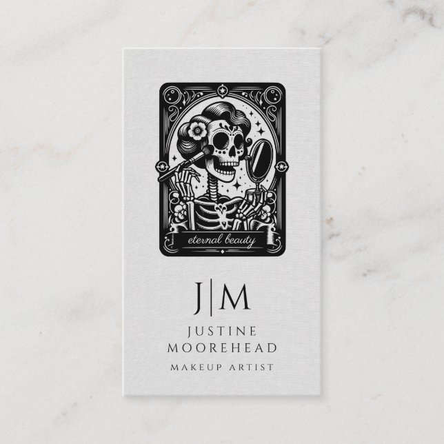 Tarot Makeup Artist Business Card (Front)