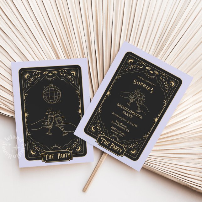 Tarot Mystic Bachelorette Party Invitation (Creator Uploaded)