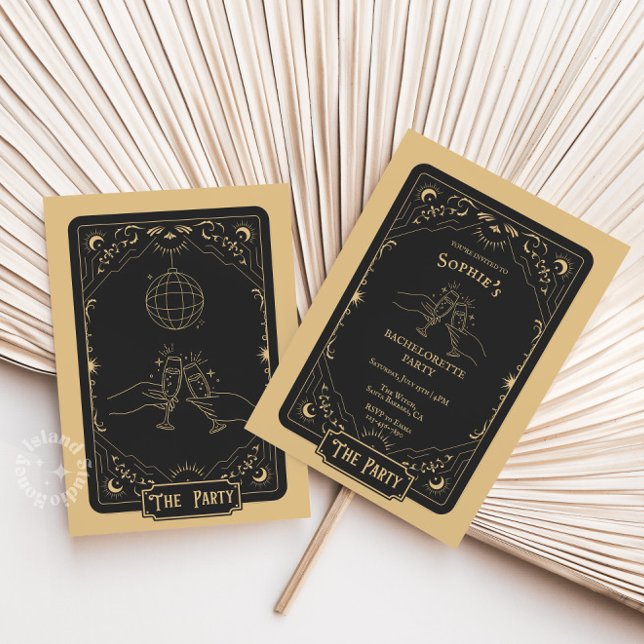 Tarot Mystic Bachelorette Party Invitation (Creator Uploaded)