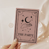 Tarot Mystic Fortune Bachelorette Party Invitation