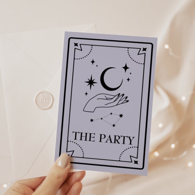 Tarot Mystic Fortune Bachelorette Party Invitation (Creator Uploaded)